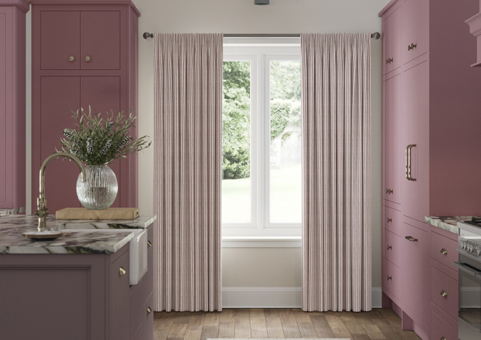 Emily Bond Oscar Stripe, Raspberry - Made to Measure Curtains - Image 3
